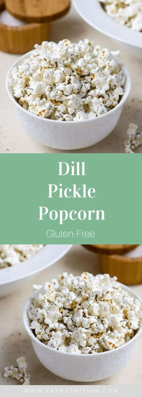 Dill Pickle Popcorn, Homemade Popcorn Seasoning, Pickle Popcorn, Popcorn Seasoning Recipes, Vegan Healthy Snacks, Popcorn Seasonings, Homemade Popcorn, Popcorn Seasoning, Popcorn Snacks