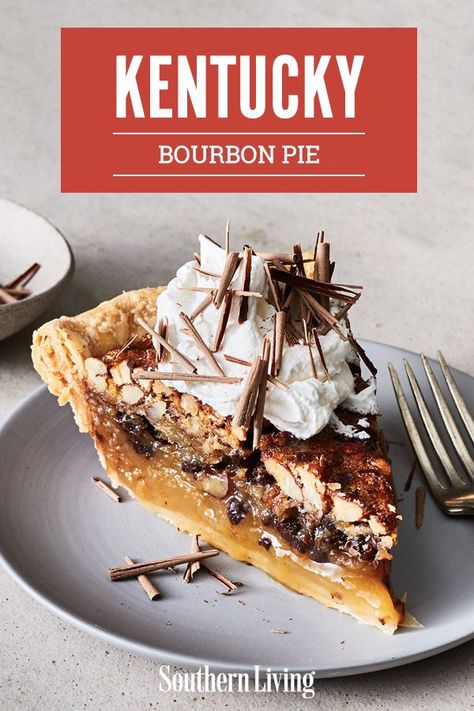 Best Thanksgiving Pies Recipes, Best Pies For Thanksgiving, Thanksgiving Tart Recipes, Thanksgiving Themed Desserts, Kentucky Bourbon Pie, Amazing Pies, Bourbon Pie, Fall Pies Recipes, Healthy Protein Desserts