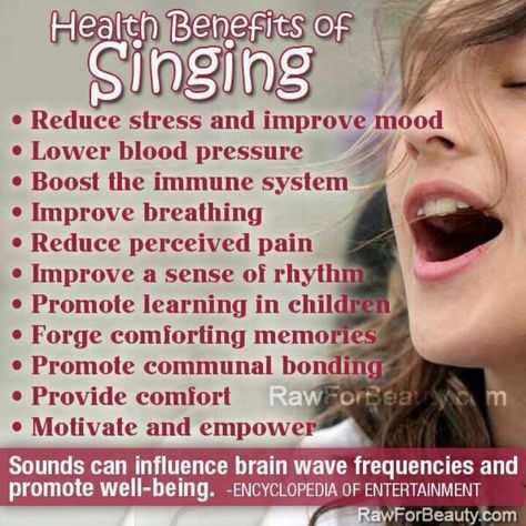 Health benefits of singing. Music And The Brain, Singing Tips, Singing Lessons, Brain Waves, Improve Mood, Sound Healing, Music Therapy, Lower Blood Pressure, Music Education