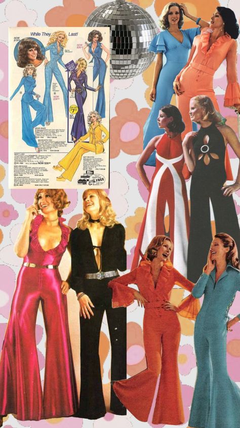 70s Aesthetic Fashion Disco, Disco Aesthetic 70s Outfit, Abba Costume Ideas, Vintage Disco Outfits, 70s Disco Women, Disco Couture, Disco 70s Aesthetic, 70 Disco Party Outfit Women, 70s Disco Theme Party Outfit