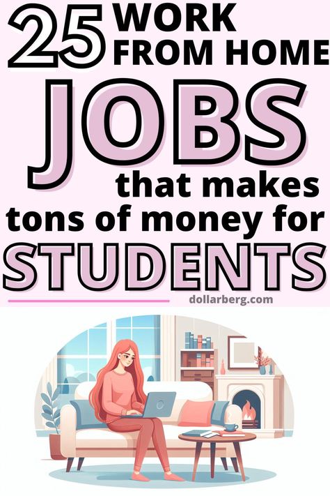 How to make money as a college student - 25 Proven Ways Online Jobs For College Students, Jobs For College Students, Best College Essays, Online Jobs For Students, College Job, College Application Essay, College Writing, Tons Of Money, Jobs For Freshers