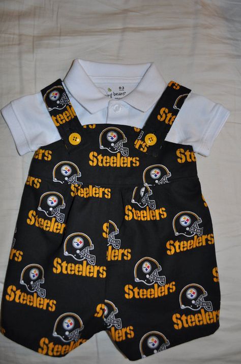 NFL  Baby Infant Boys Jumper Size 03m or 36m You by HaileyJDesigns, $22.00 Steelers Outfit, Steelers Baby, Boy Jumper, Steelers Football, Infant Boys, Football Boys, Team Apparel, Sewing For Kids, Pittsburgh Steelers