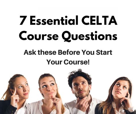 Celta Course, Essential Questions, English Language, Classroom Ideas, Cambridge, Education