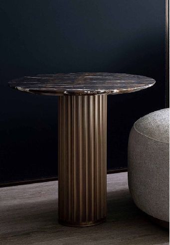 Peg Table Design, Peg Table, Classic Side Table, Blown Glass Chandelier, Gold Home Decor, Side Table Design, Coffee Table Design, Glass Chandelier, Accent Table