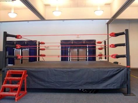 Wrestling Ring Canvas Mat Cover Best Check more at https://prowrestlingxtreme.com/wrestling-ring-canvas-mat-cover/ Wrestling Ring Bed, Wrestling Gear, Cheap Backyard, Mixed Wrestling, Andre The Giant, Steel Cage, Boxing Equipment, Steel Beams, Cost To Build