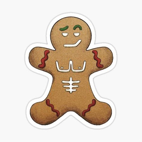 Christmas Party Friends, Cookie Drawing, Gingerbread Man Decorations, Christmas Sugar Cookies Decorated, Merry Christmas Everybody, Gingerbread Cookies Decorated, New Years Cookies, Muscle Man, Bread Art