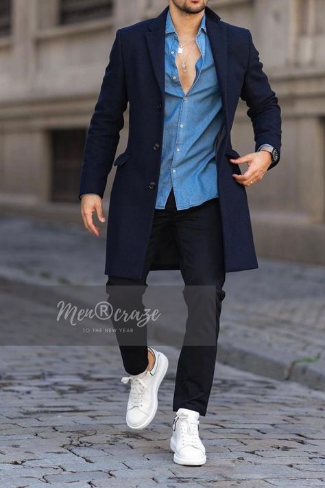 Suit Up, Mens Denim, Accessories Men, All About Fashion, Denim Shirt, Fashion Lifestyle, Men's Blazer, Keep Calm, Fashion Outfits