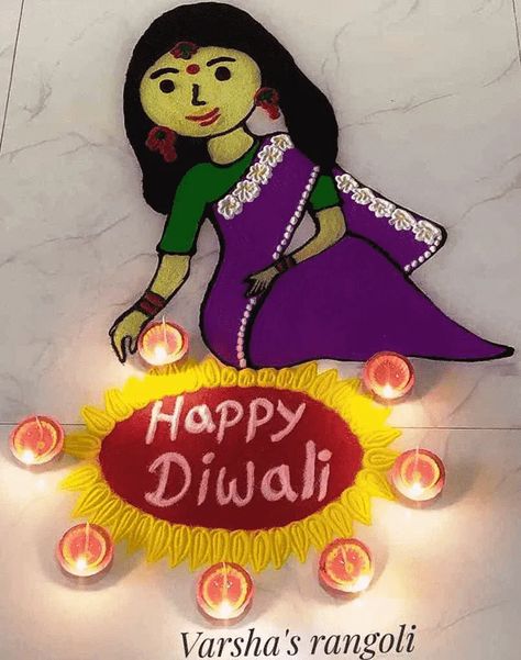 Deepavali Rangoli, Poster Rangoli, Peacock Embroidery Designs, Rangoli Designs Simple Diwali, Rangoli Simple, Festival Rangoli, Disney Drawings Sketches, Colorful Rangoli, Rangoli Designs Latest