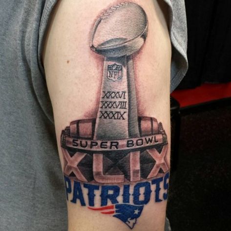 Patriots Tattoo, Piercings And Tattoos, Patriots Superbowl, Super Bowl, Skull Tattoo, Piercings, Nfl, I Hope, Tattoos