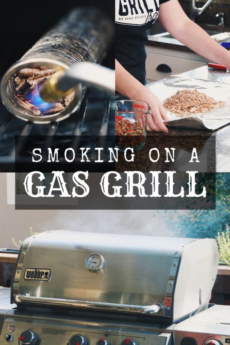 Smoked Pork On Gas Grill, Gas Grill Smoker, Gas Grill Recipes, Gas Smoker, Smoker Ideas, Hey Grill Hey, Diy Smoker, Valentines 2024, Smoker Plans