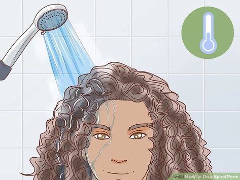 How to Do a Spiral Perm (with Pictures) - wikiHow Perm At Home, Spiral Perm Rods, Spiral Perms, Home Perm, Corkscrew Curls, Perm Curls, Spiral Perm, Short Permed Hair, Roll Hairstyle