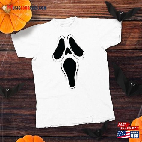 Scream Ghost Face Scary Movie Halloween Party Funny Slogan Graphic Horror T-Shirt Hoodie Sweatshirt Check more at https://musictourtees.com/product/scream-ghost-face-scary-movie-halloween-party-funny-slogan-graphic-horror-t-shirt-hoodie-sweatshirt/ Ghost Face Scary Movie, Witches Halloween Party, Ghost Face, Scary Movie, Funny Slogans, Ghost Faces, Party Funny, Scary Movies, High Quality T Shirts