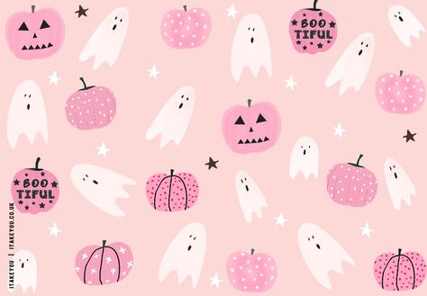 Pink Fall Wallpaper Laptop, Halloween Wallpaper For Macbook, Laptop Wallpaper Halloween Aesthetic, Pink Halloween Wallpaper Laptop, Pink Halloween Desktop Wallpaper, Cute Ghost Wallpaper Desktop, Pink Halloween Wallpaper Desktop, Halloween Desktop Wallpaper Macbook, Cute Halloween Desktop Wallpaper