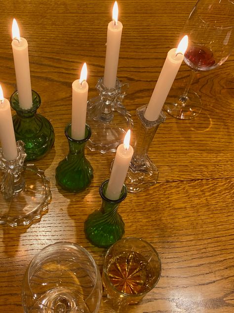 #aesthetic #candles #dinnerparty #vintage Candle Stick Aesthetic, Stick Aesthetic, Aesthetic Candle, Candles Aesthetic, Minimal Vintage, Aesthetic Candles, Candle Aesthetic, Care Packages, Candle Dinner