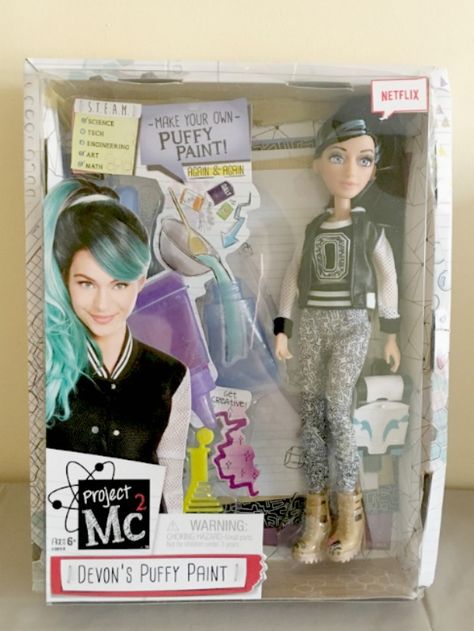 Project MC2 Devon’s Puffy Paint Doll Review Barbie Plane, Project Mc2 Toys, Make Puffy Paint, Project Mc Square, Mc Square, Project Mc2 Dolls, Project Mc, Mimi Birthday, Project Mc2