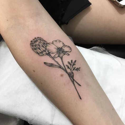 Protea Flower Tattoo, Wild Child Tattoo, Protea Tattoo, Plant Tattoos, Mountain Tattoos, Thistle Tattoo, Lady Tattoo, African Tattoo, Wildflower Tattoo