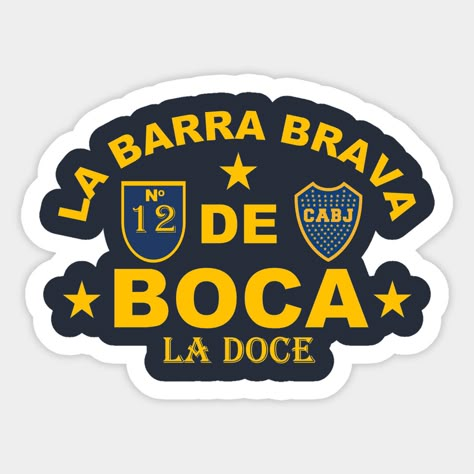 Sticker Boca, Putao, New Sticker, Cal Logo, Funny Stickers, Custom Stickers, Favorite Tv Shows, Sticker Design, Water Bottles