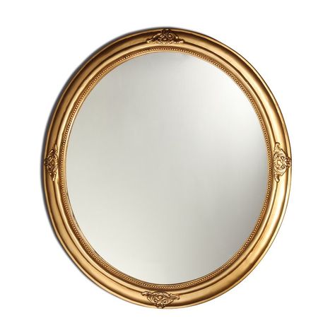 Astoria Grand Raasch Framed Wall Mirror | Wayfair Oval Shaped Mirror, Mirror Antique, Victorian Bathroom, Shaped Mirror, Framed Wall Mirror, Rustic Glam, Oval Wall Mirror, Mirror Shop, White Room