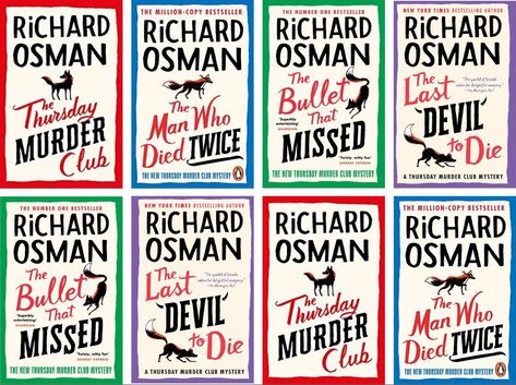 Thursday Murder Club Books in Order By Richard Osman Richard Osman Book, Mini Books Diy, Books Diy, Richard Osman, Cosy Mysteries, Diy Book, Mini Books, The Millions, Bestselling Author