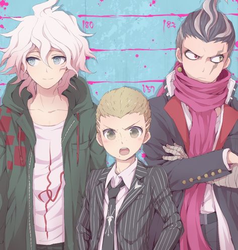 Nagito Komaeda | Fuyuhiko Kuzuryuu | Gundam Tanaka Fuyuhiko Kuzuryuu, Gundham Tanaka, Goodbye Despair, Danganronpa 1, Danganronpa 2, Super Danganronpa, Danganronpa Memes, Nagito Komaeda, Danganronpa 3