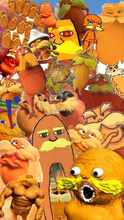 The Lorax Wallpaper, Lorax Wallpaper, Kidcore Wallpaper, The Lorax, Little Miss, Mood Board, Wallpapers, Halloween