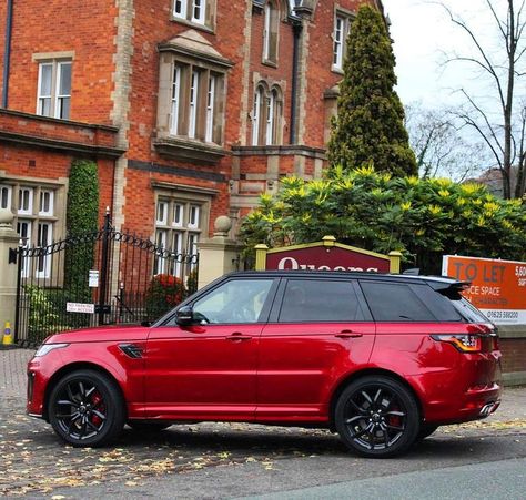 Red Range Rover, Range Rover Sport, 3d Wallpaper, Range Rover, Land Rover, Dream Cars, Suv Car, Suv, Range