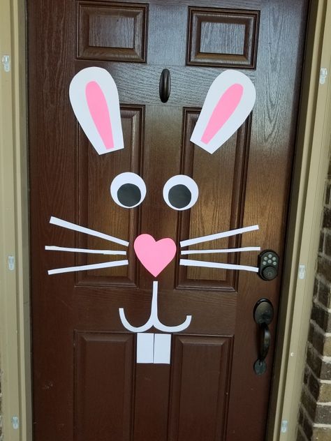 Construction Paper Easter Crafts Ideas, Build A Rabbit Craft, Easter Construction Paper Crafts, Easter Classroom Decorations, Easter Kindergarten, Easter Classroom, Kids Construction, Easter Crafts Preschool, Paper Bunny