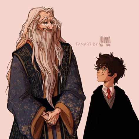 Dumbledore and Harry Peeves Harry Potter, Hp Fanart, Harry Potter Illustrations, Buku Harry Potter, Theme Harry Potter, Harry Potter Fanart, Harry Potter Artwork, Harry Potter Drawings, Harry Potter Universe