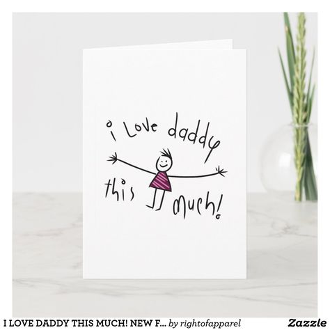 Cute Fathers Day Cards From Daughter Diy, Simple Fathers Day Cards, Trendy Diys, Diy Father's Day Cards, Baby Fathers Day Gift, Greeting Ideas, Mickey Mouse Birthday Decorations, Kids Fathers Day Gifts, Dad Crafts