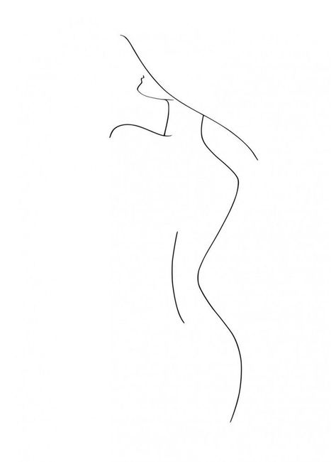 Woman Body Line Art, Nude Line Art, Minimalistic Line Art, Art Abstrait Ligne, Line Painting, Regnul Animal, Body Image Art, Woman Line Art, Minimalist Drawing