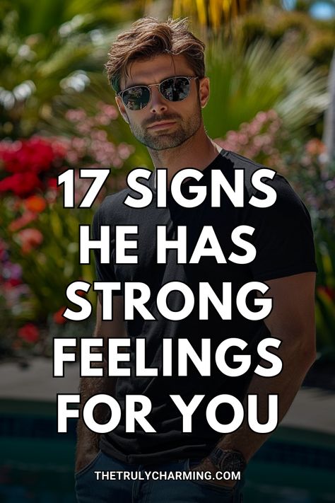 Wondering if that special guy has strong feelings for you? This article breaks down 17 clear signs to help you decode his feelings. From making time for you to picking up on your moods, these signs could mean he sees you as more than just a friend or a fling. Feelings For Him Quotes, Guy Friend Quotes, Ready For A Relationship, Attraction Facts, Loud Laugh, Just A Friend, Amazing Person, A Guy Like You, Love Your Smile