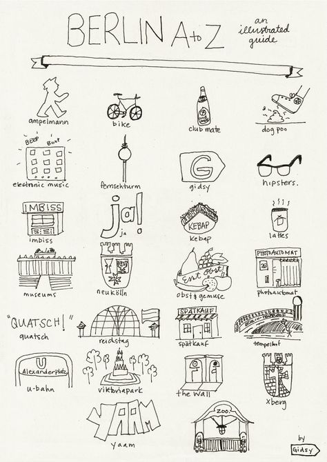 Berlin Tattoo Ideas, Berlin Drawing, Berlin Illustration, Berlin Poster, Boat Icon, Berlin Tattoo, Berlin Design, Berlin Travel, Berlin Art