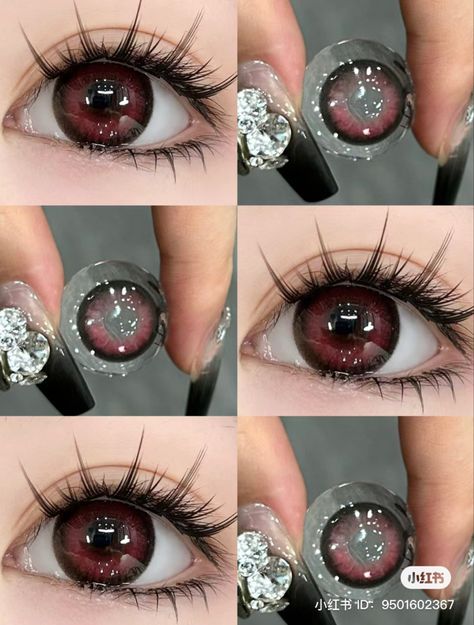 Cool Contacts, Eye Lens Colour, Eye Color Chart, Colored Eye Contacts, Cosmetic Contact Lenses, Eye Contact Lenses, Halloween Contact Lenses, Doll Eye Makeup, Eye Lens