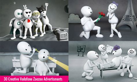 30 Creative Vodafone Zoo zoo Ads for your inspiration. Read full article: http://webneel.com/vodafone-zoozoo-ads-inspiration | more http://webneel.com/advertisements | Follow us www.pinterest.com/webneel Vodafone Zoozoo, Vodafone Ads, Ad Campaign, Olaf The Snowman, Snoopy, Disney Characters, Fictional Characters, Art