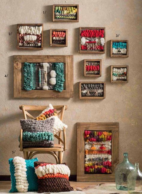 Recycler Diy, Exterior Wall Art, Weaving Wall Hanging, Bohemian Wall Art, Woven Wall Art, Diy Weaving, Weaving Textiles, Weaving Projects, Woven Wall Hanging