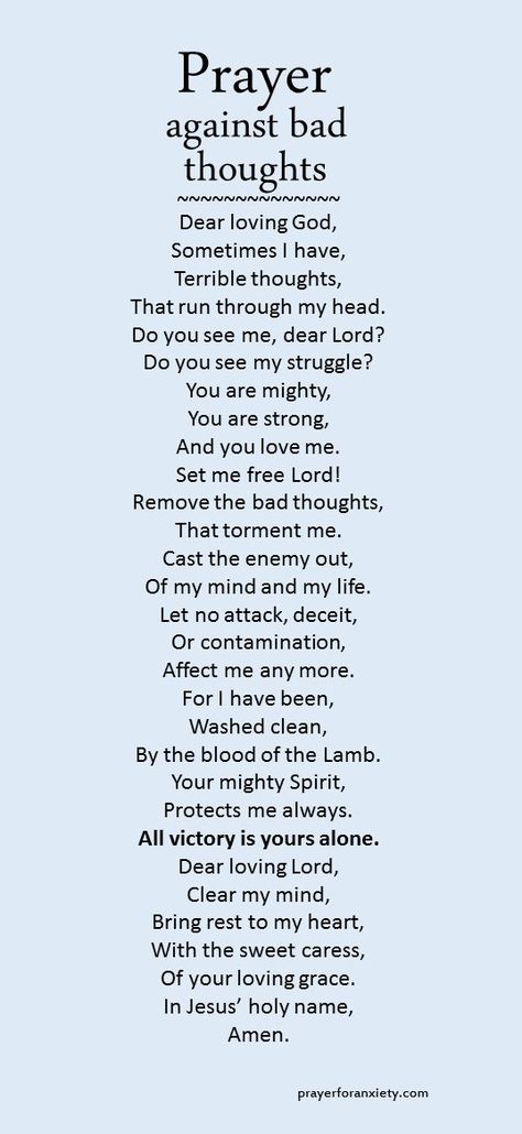 We all have bad thoughts sometimes. They can even be horrible or overwhelming. The best defense is God’s Word and seeking his presence in prayer. If you trust in the truth of Christ’s resurrection, he is certain to free you. Let His Spirit make you strong to resist the lies and attacks of the enemy. Christ’s victory is absolute and eternal. Praying For Son, Prayers For My Son In Trouble, Praying For Your Son, Prayer For My Son Healing, Son Prayer, Prayers For My Son, Family Prayers, Prayer For My Son, Family Prayer