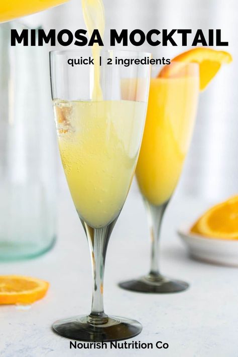 I’ll show you how to make 2 ingredient mimosa mocktails in this easy recipe. These non alcoholic drinks are perfect for a brunch party or bridal shower. Let the whole family enjoy the flavors of mimosas with this easy recipe. #mimosa #familyfriendlydrinks #nonalcoholicdrinks Mock Mimosa Recipe, Mock Mimosa, Mimosa Mocktail, Alcoholic Party, Spring Drink, Sparkling Lemonade, Mimosa Recipe, Alcohol Free Drinks, Orange Juice Concentrate