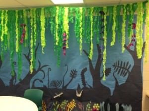 unnamed-3 Madagascar Musical, Rainforest Room, Vbs Snacks, Forest Classroom, Lifeway Vbs, Add Kids, Jungle Decor, Deco Jungle, Jungle Birthday Party