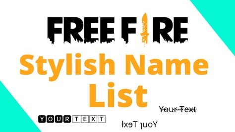 Stylish Name For Free Fire List 2021 (Best Style Names) Nickname Ideas Girl, Style Names, Name Style, Text Generator, Stylish Name, Money Advice, Fashion Drawing Dresses, Name List, Stylish Fonts