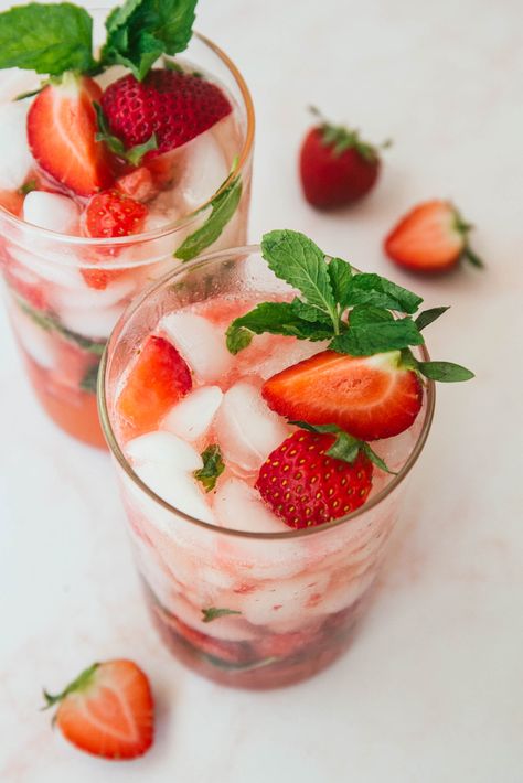 Strawberry Mint Mocktail – Love, Chef Laura