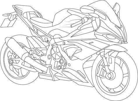 #Vector #logotovector #vectorart #vectorillustration  #lineart #cartoonportrait #realisticdrawing #vectortracing #redraw #Vectorlogo   #Imagetovector  #linedrawing #vectorize Motorbike Drawing, Motorbike Illustration, Detailed Line Art, Cycle Drawing, Easy Graffiti Drawings, Drawing Anime Bodies, Motorbike Art, 30 Day Drawing Challenge, Sticker Tattoo