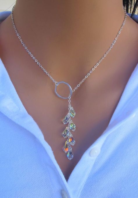 Lariat Necklaces, Rings Crystal, Rings Diy, Ruby Rings, Xmas Sale, Pretty Necklace, Ring Crystal, Chakra Necklace, Ruby Pendant