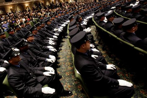 Dec. 5, 2013. Firefighters participate in a fire department graduation ceremony in the Brooklyn borough of New York. (Photo: Mark Lennihan/AP) Firefighter Graduation, Graduation Ceremony, Fire Department, A Fire, Firefighter, Brooklyn, Vision Board, New York