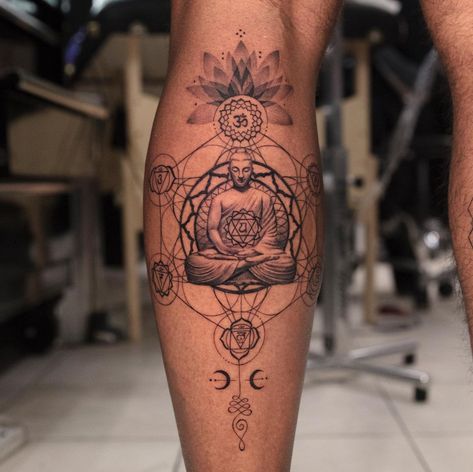 Rip Tattoos For Mom, Chakra Tattoo, Buddha Tattoo Design, Animal Tattoo Ideas, Buddha Tattoos, Shiva Tattoo Design, Sacred Geometry Tattoo, Cool Arm Tattoos, Buddha Tattoo