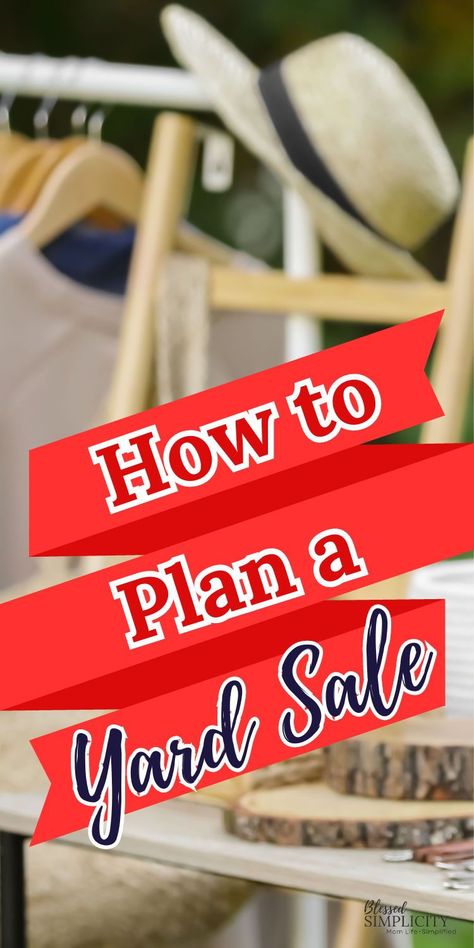 Knowing how to plan a yard sale is the key to having a successful sale that will help you declutter your home and make money at the same time. Putting the time in to planning a yard sale is key and will definitely pay off in time savings and success of your sale. How To Have A Yard Sale, Yard Sale Organization, Rummage Sale, Sale Ideas, Mom Life Hacks, Parenting Toddlers, Fostering Children, Declutter Your Home, First Time Moms