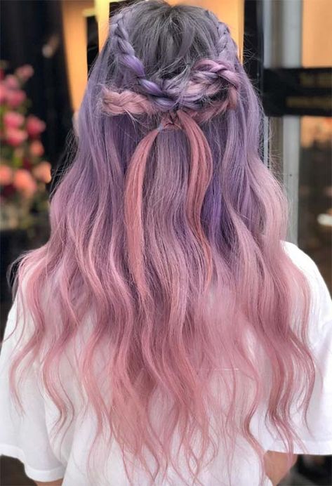 Lilac Hair Dye, Lilac Hair Color, Hair Dye Brush, Dreamy Photos, Dyed Tips, Hair Dye Tips, Lilac Hair, Hair Color Pastel, Fresh Hair