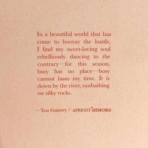 There’s a difference between a busy life & a big, blooming, full & beautiful life. Deciphering the difference—a pure disciplinary (one… Tess Guinery, Sage Wisdom, Heart And Soul, Busy Life, Meaningful Words, Beautiful Life, Poetry Quotes, Pretty Words, Beautiful Words