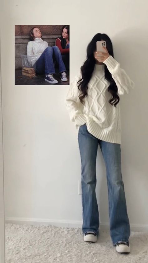 tiktok: fitsandbits Estilo Rory Gilmore, Mode Ulzzang, App State, Glamouröse Outfits, Mode Zara, Downtown Outfits, Skandinavian Fashion, Uni Outfits, 얼짱 소녀