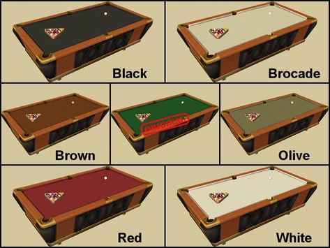 Mod The Sims - Turbocharged Pool Table Recolours Sims 4 Pool Table Cc, Pool Table Sims 4 Cc, Sims 4 Pool Table, 4 Piercings, Sims 4 Piercings, Ea Games, Foosball Table, Foosball, Apartment Life