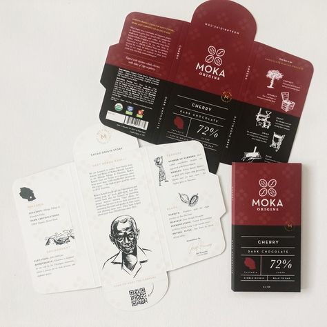 Gourmet Chocolate Packaging, Bar Chocolate Packaging, Tattoo Packaging Design, Chocolate Bar Graphic Design, Chocolate Bars Design, Dark Packaging Design, Dark Chocolate Packaging, Traditional Packaging Design, Masculine Packaging Design